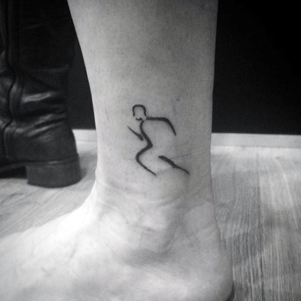 Awesome Sports Running Tattoos For Men
