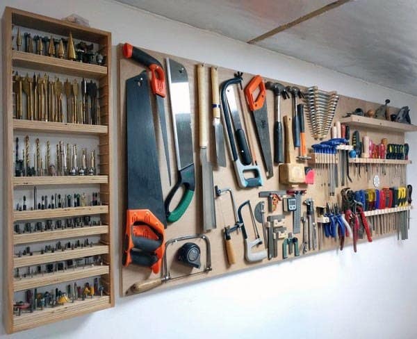 Top 80 Best Tool Storage Ideas, Best Garage Tool Wall Organizer
