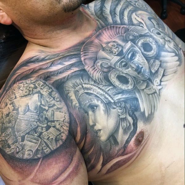 Aztec Tattoo Patterns For Men