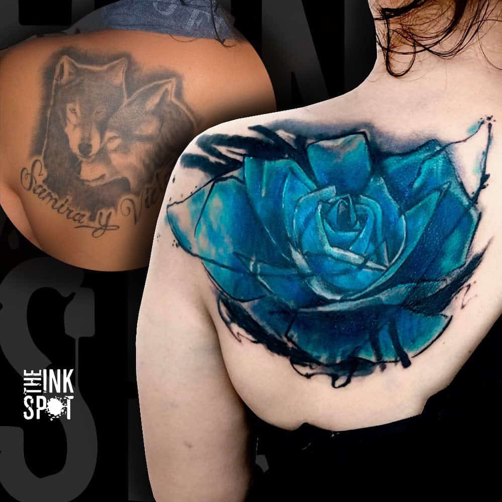 back blue rose tattoos danw_inkspot