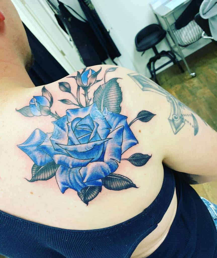 back blue rose tattoos jasonjb10391
