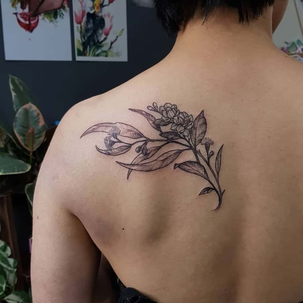 Back Jasmine Flower Tattoos Mint.tatts