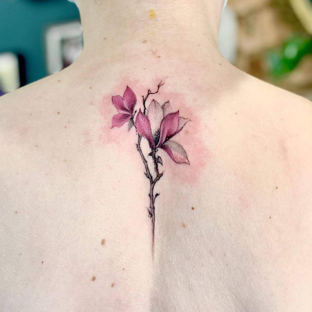 back magnolia tattoos lucywebstertattoo