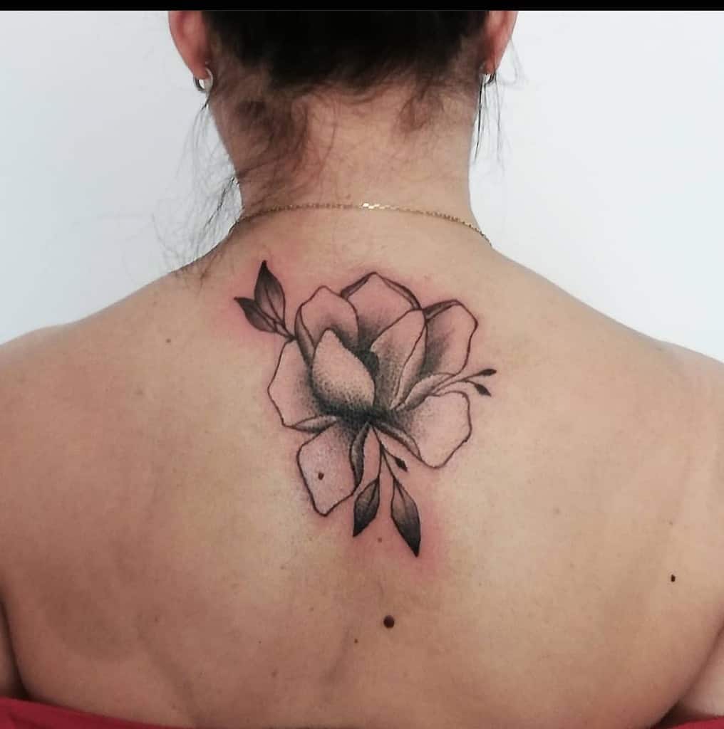 back magnolia tattoos maddalenagiordani_tattoo