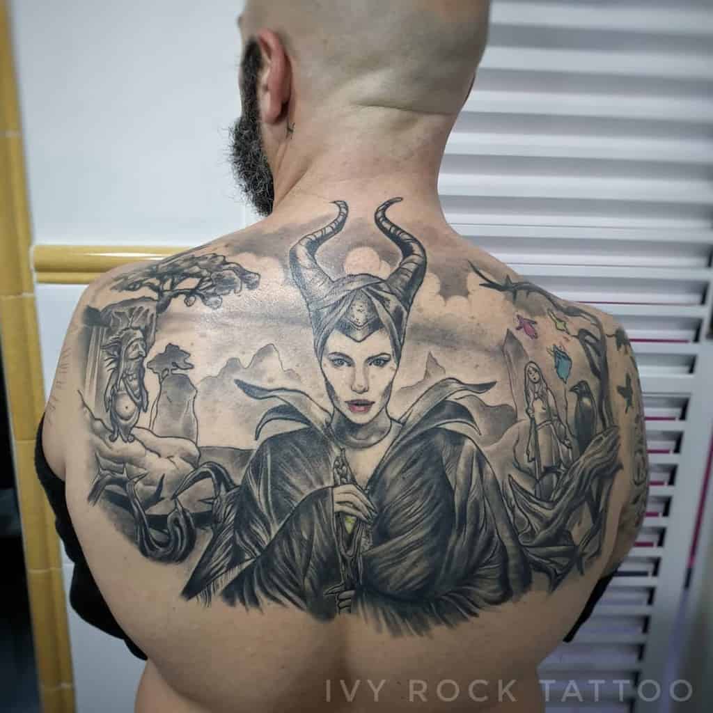 Back Maleficent Tattoos Ivyrock80