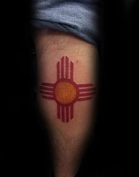 My New Mexico Zia Sun Tattoo | Flickr