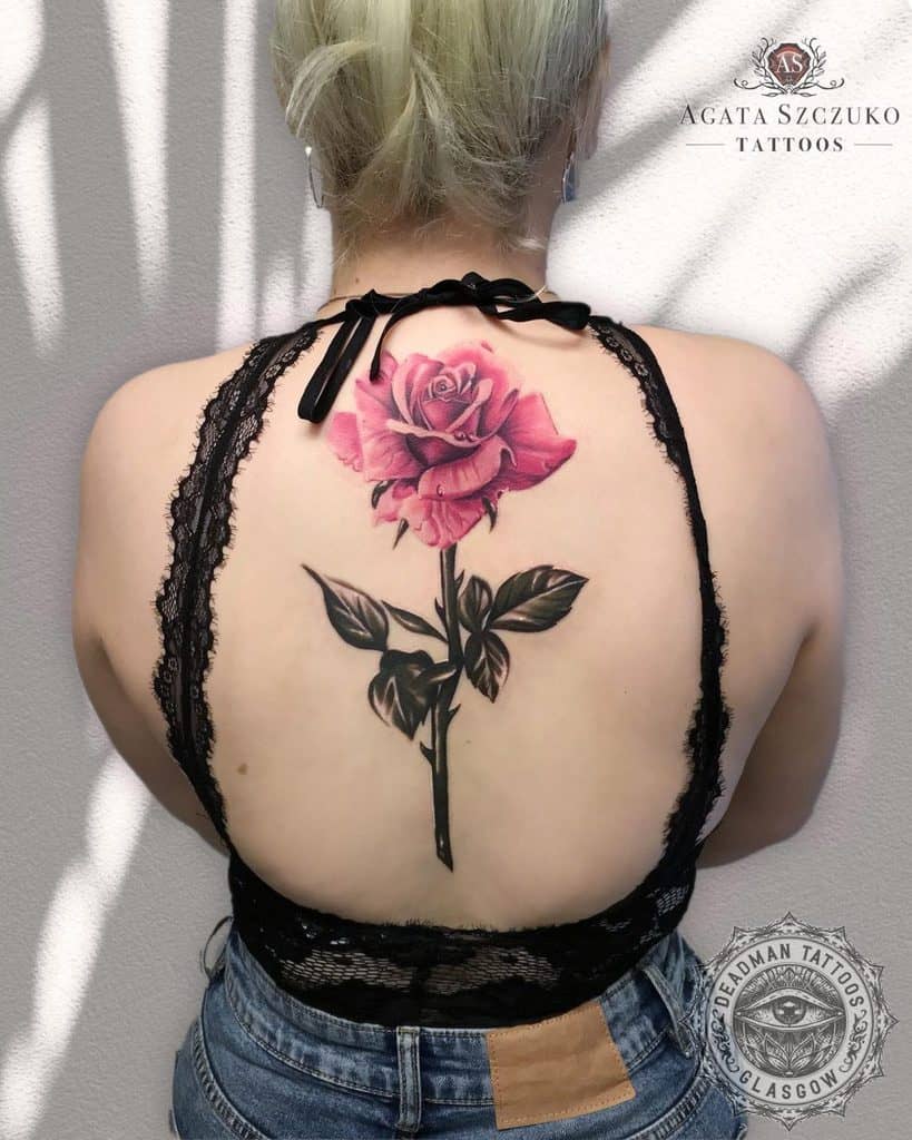 60 Cool Rose With Stem Tattoo Ideas [2024 Inspiration Guide]