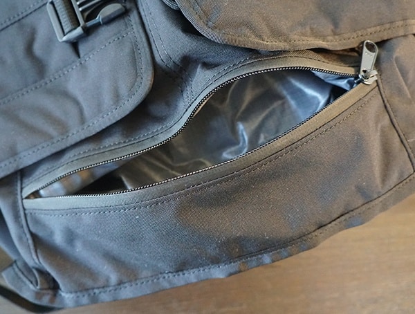 Backpack Bottom Pocket Unzipped Mission Workshop The Rhake