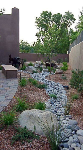 Backyard Design Ideas River Rock Landscaping