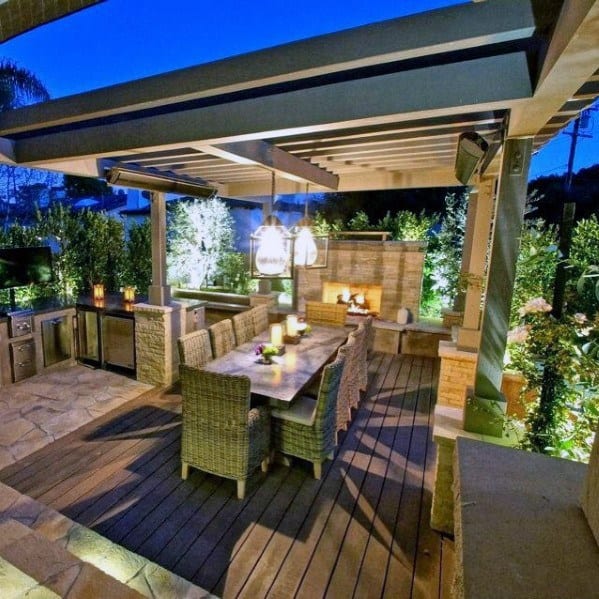 Backyard Ideas Deck Roof