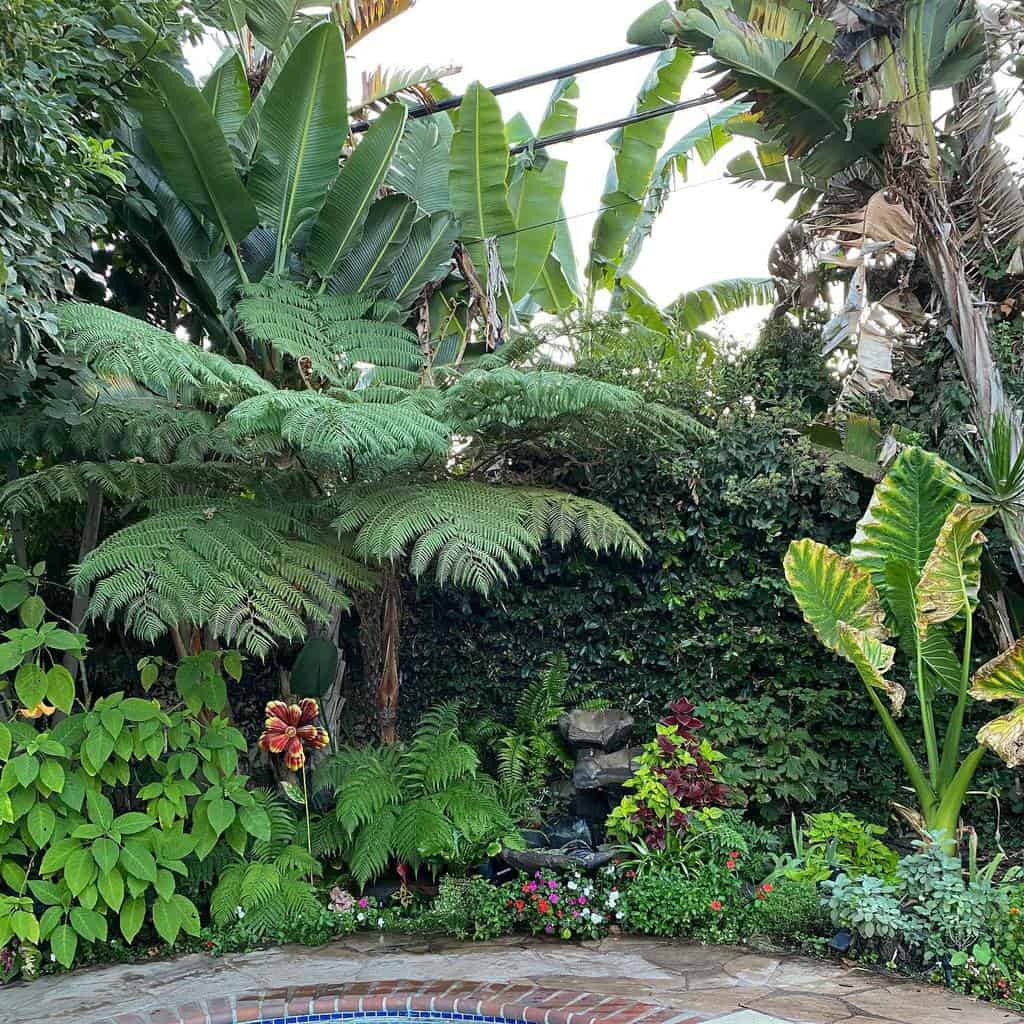 large pool garden 