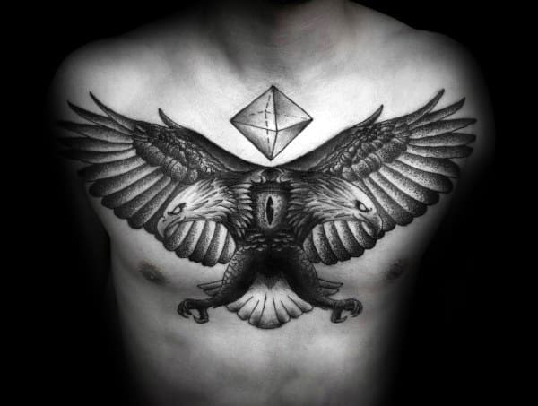 Badass Eagle Tattoo Designs On Men