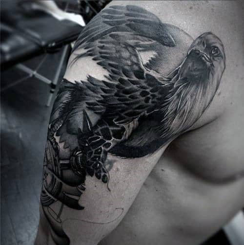 Badass Eagle Tattoos For Gentlemen