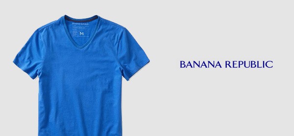 Banana Republic V Neck T-Shirts For Men