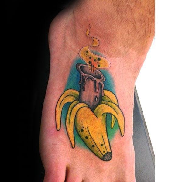 Pin on Banana Tattoo