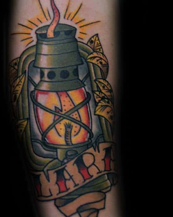 50 Traditional Lantern Tattoo Designs For Men - Bright Ink ...