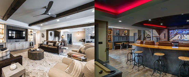 Top 60 Best Basement Ceiling Ideas – Downstairs Finishing Designs