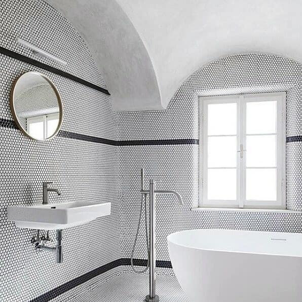 tiles black and white bathroom ideas