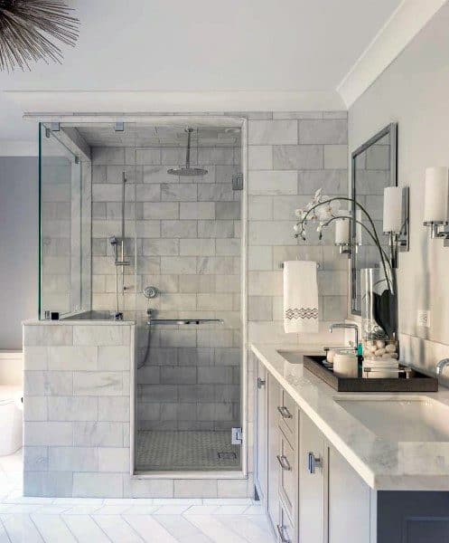 Bathrooms With Tile Showers