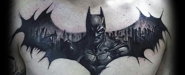 50 Batman Symbol Tattoo Designs For Men – Superhero Ink Ideas