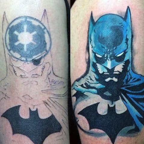 Batman Symbol Tattoo On Guy