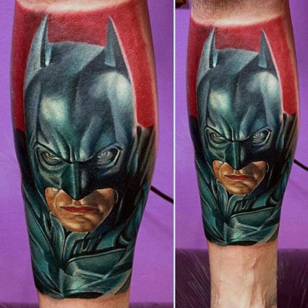 Batman Tattoo On Man