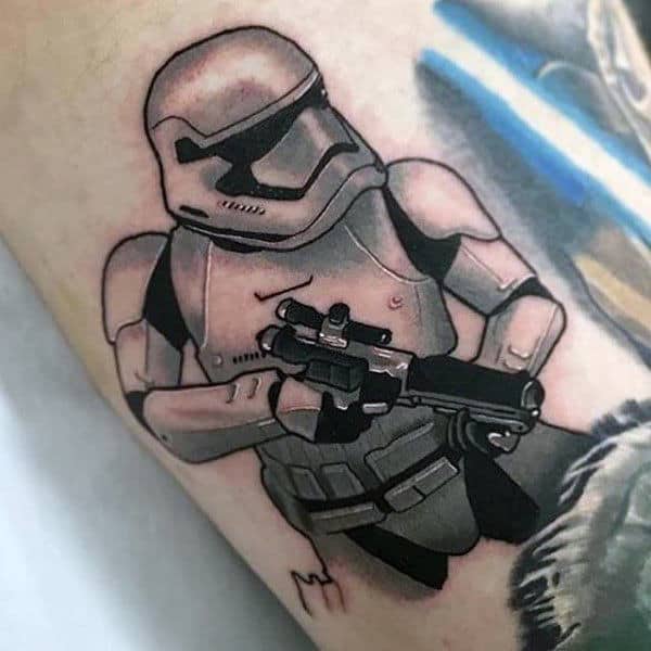 Battle Ready Stormtrooper Guys Small Tattoo Ideas