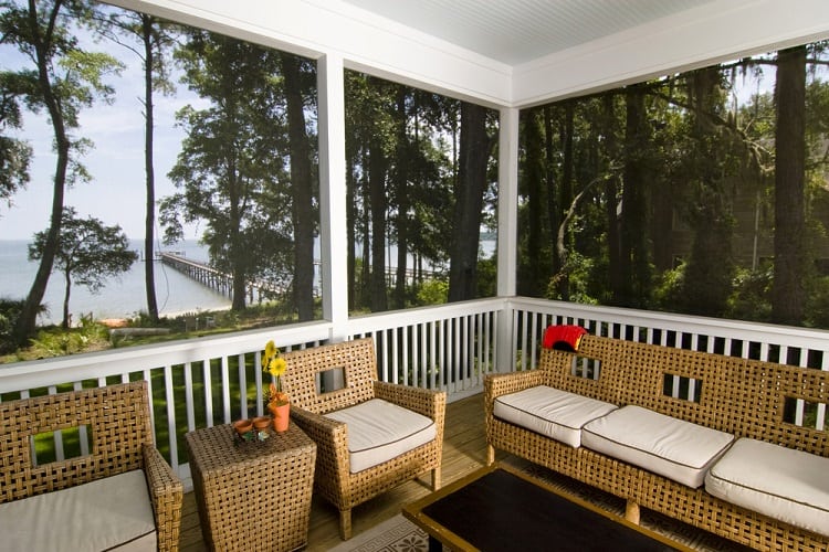 Beach View Screened In Porch