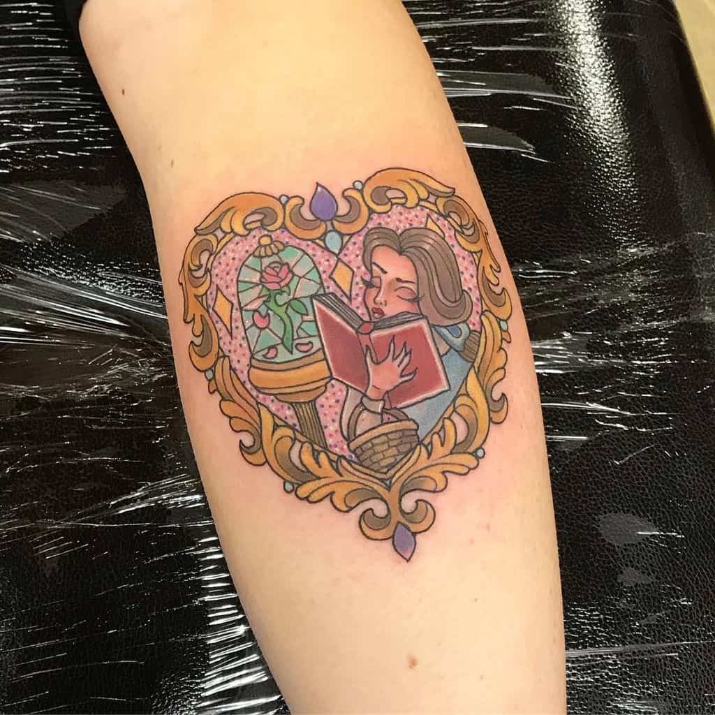 Top 100 Best Beauty and the Beast Tattoos [2022 Inspiration Guide] - Next  Luxury