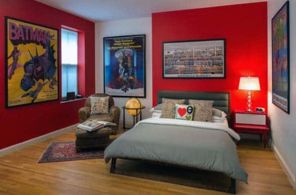 Top 30 Best Red Bedroom Ideas Bold Designs - Red Bedroom Walls Ideas