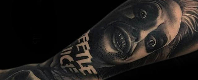50 Beetlejuice Tattoo Designs for Men