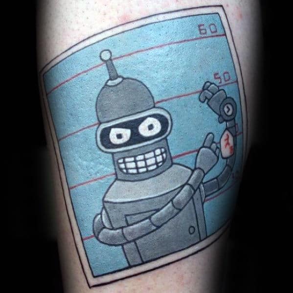 Bender Police Photograph Guys Arm Tattoo Ideas