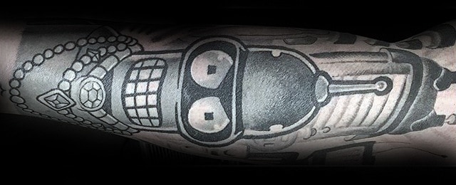 Robot Tattoos Cuz The Matrix is Probs Real  Tattoodo