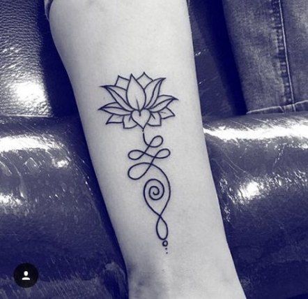 Best Arm Unalome Tattoo