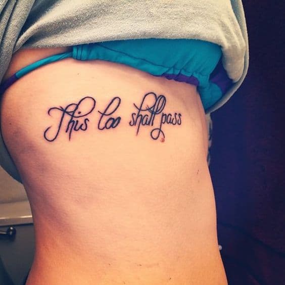 Best Body This Too Shall Pass Tattoo