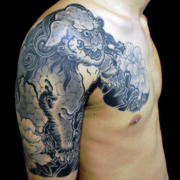 Best Dragon Half Sleeve Tattoos Men
