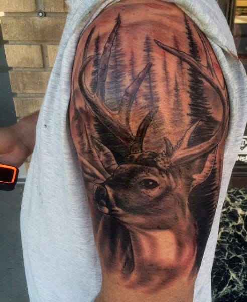 Best Hunting Tattoos For Males On Arm