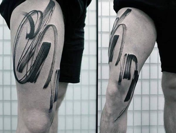 Best Place To Get A Tattoo For A Guy On Thigh Of Leg