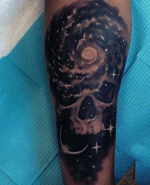 Big Dipper Tattoo For Guys With Skull