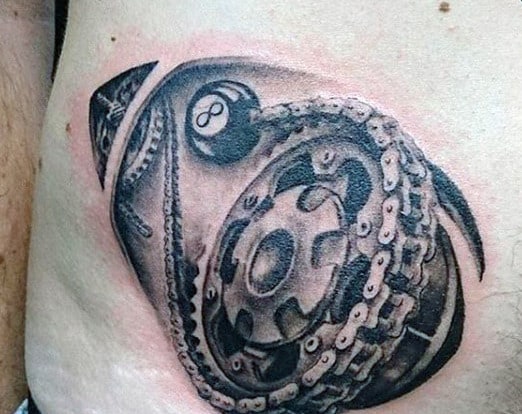 my newest chain n sprocket tattoo check it  Stunt Bike Forum