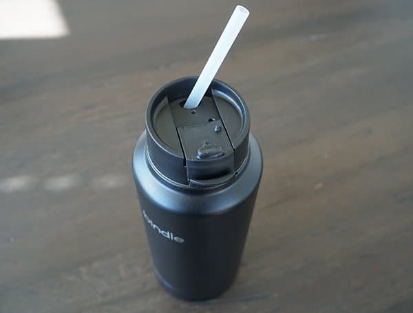 Bindle Bottle With Plastic Drinking Straw
