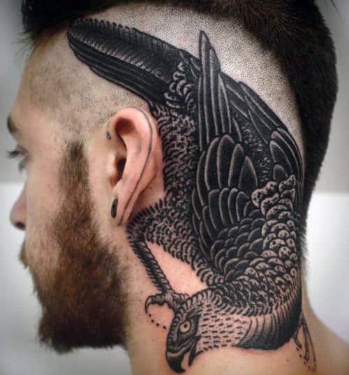 Bird Tattoos With Feathers Men's Tattoo