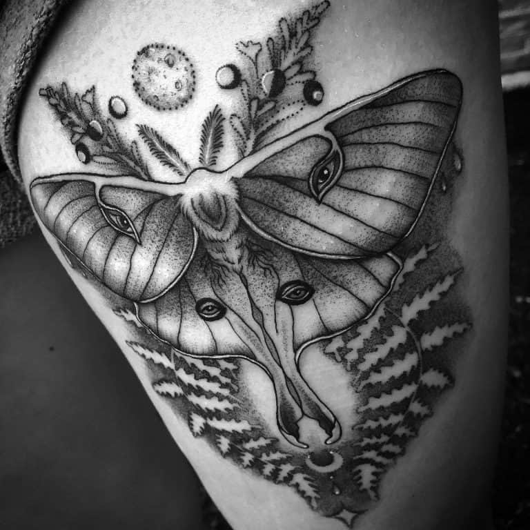 45 Amazing Luna Moth Tattoo Ideas [2024 Inspiration Guide]