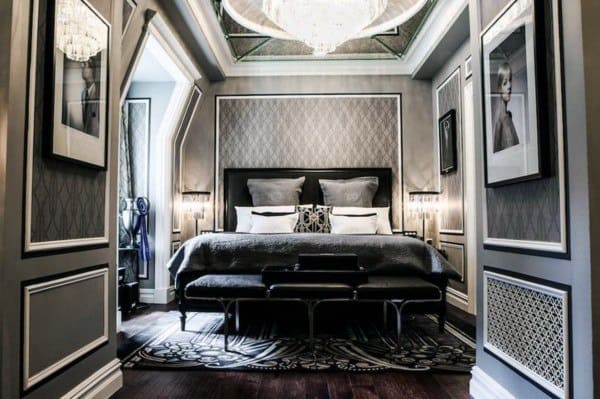 luxury gray small master bedroom