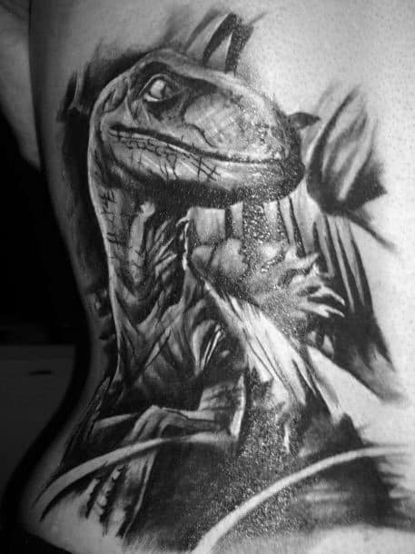 Velociraptor Temporary Tattoo  Temporary Tattoos
