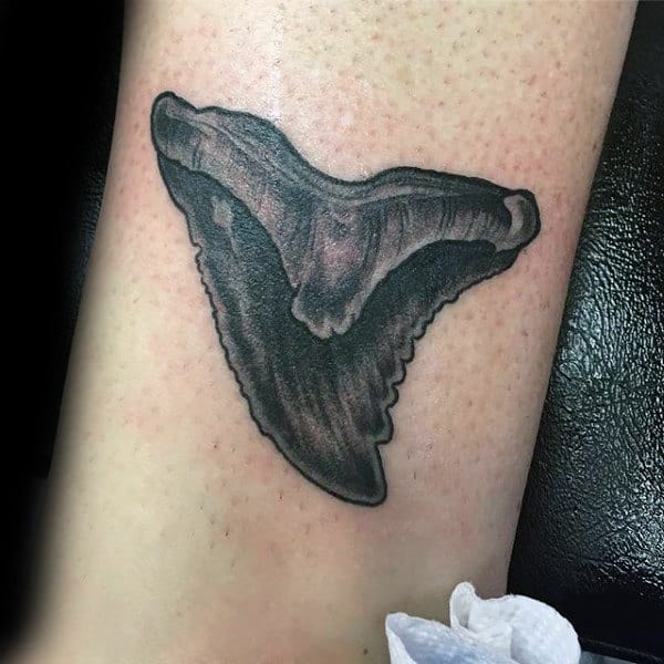 Shark tooth tattoos