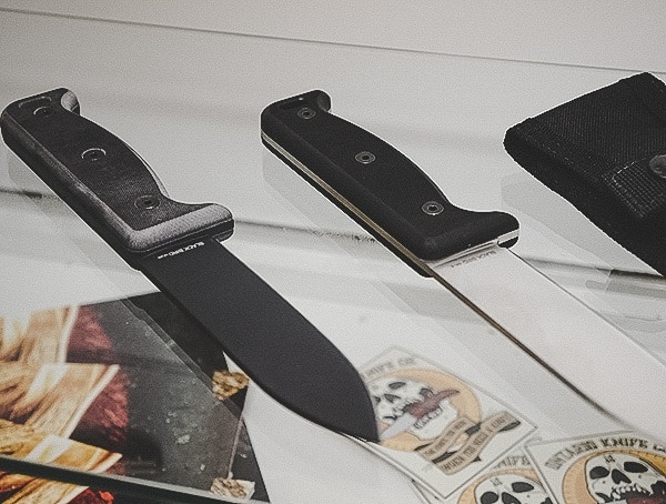 Black And Polished Blade Knives Shot Show 2019