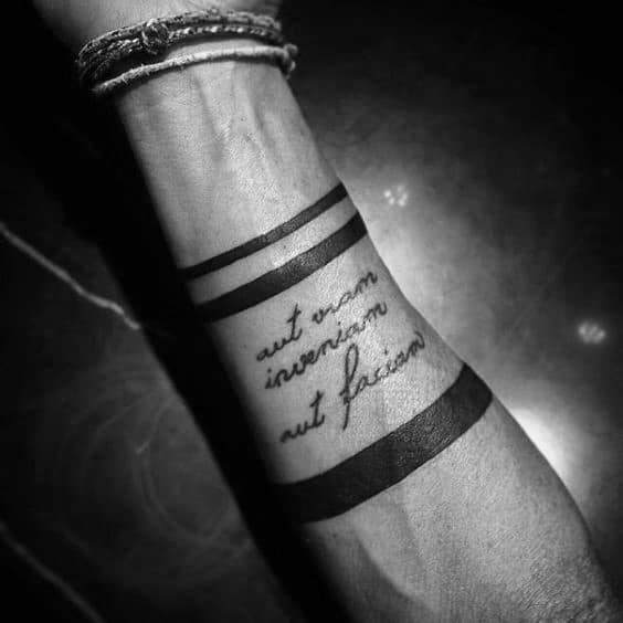 Top 41 Forearm Quote Tattoo Ideas  2021 Inspiration Guide