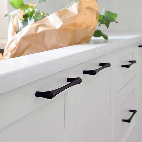 Best Kitchen Cabinet Hardware Ideas, Modern Black Kitchen Door Handles Design