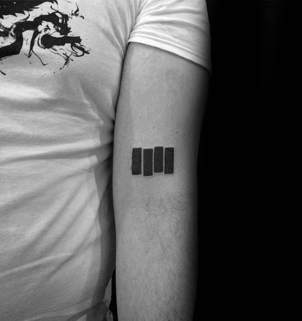 Black Flag Tattoo Ideas On Guys On Inner Arm